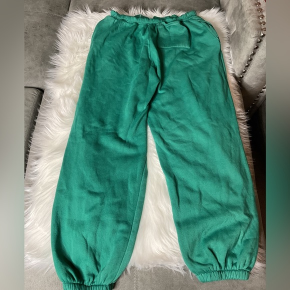 Boys Lie Josh Grunfeld Vintage Sweatpants in Emerald Green - Picture 6 of 8